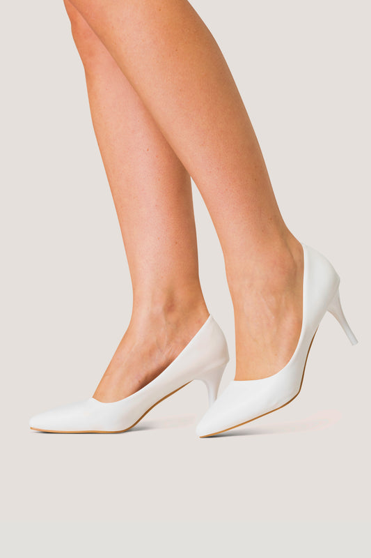 Faux Suede Block Heel